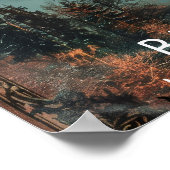 Schloss Neuschwanstein Vintag Poster (Ecke)