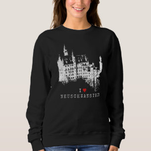 Schloss Neuschwanstein Vintages Bayern I Liebe Ger Sweatshirt