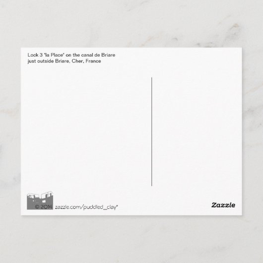 Schloss Nr. 3 Postkarte (Rückseite)