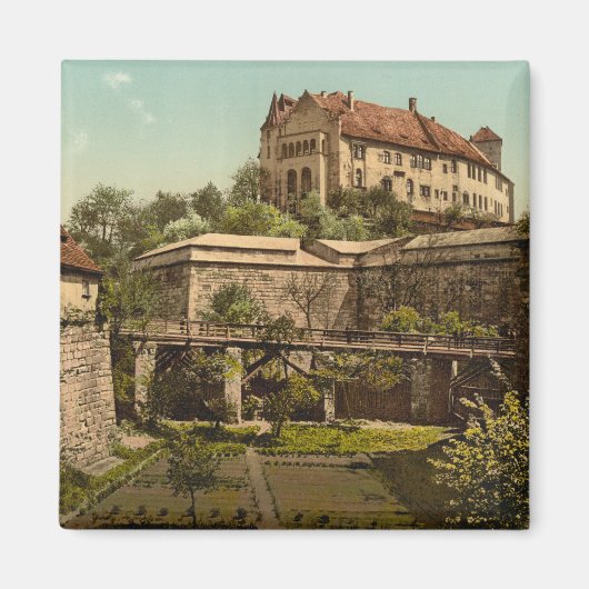 Schloss Nürnberg, Bayern, Deutschland Magnet (Vorne)