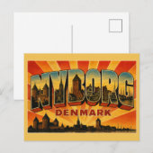 Schloss Nyborg Dänemark Postkarte (Vorne/Hinten)
