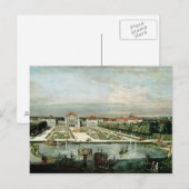 Schloss Nymphenburg, 1761 Postkarte (Vorne/Hinten)