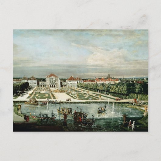 Schloss Nymphenburg, 1761 Postkarte (Vorderseite)