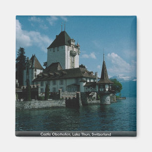 Schloss Oberhofen, See Thun, die Schweiz Magnet