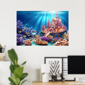 Schloss of the Underwater Poster (Heimbüro)