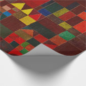 Schloss Paul Klee und Abstrakte Moderne Kunst Geschenkpapier (Ecke)