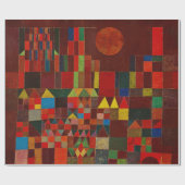 Schloss Paul Klee und Abstrakte Moderne Kunst Geschenkpapier (Flach)