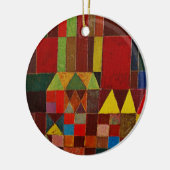 Schloss Paul Klee und Sun Keramikornament (Links)