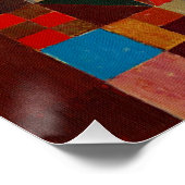 Schloss Paul Klee und Sun Poster (Ecke)