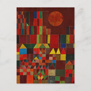 Schloss Paul Klee und Sun Postkarte