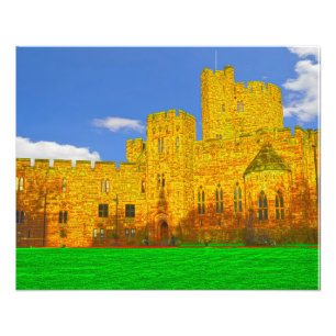 Schloss Peckforton in Tarporley, Cheshire Fotodruck