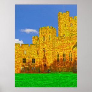 Schloss Peckforton in Tarporley, Cheshire Poster