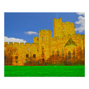 Schloss Peckforton in Tarporley, Cheshire Poster