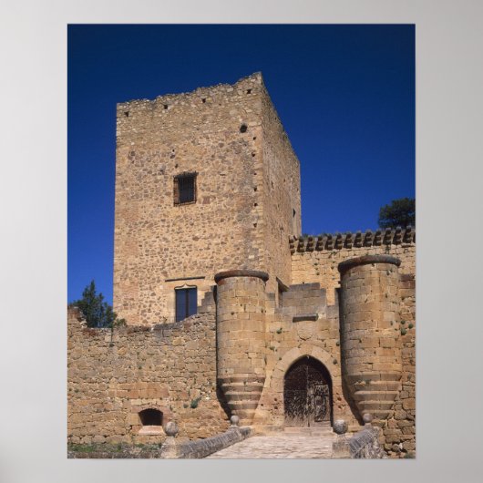 Schloss Pedraza, Kastilien Leon, Spanien 2 Poster (Vorne)