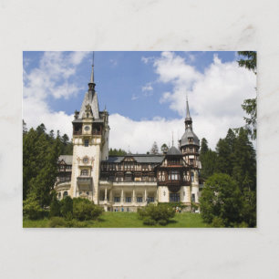 Schloss Peles aus dem 18. Jahrhundert, Sinaia, Rum Postkarte