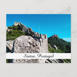 Schloss Pena Schloss Moors Sintra Portugal Postkarte