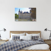 Schloss Pichon Longueville Baron und Teich Leinwanddruck (Insitu (Schlafzimmer))