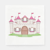Schloss Pink Serviette (Vorderseite)