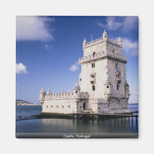 Schloss, Portugal Magnet (Vorne)