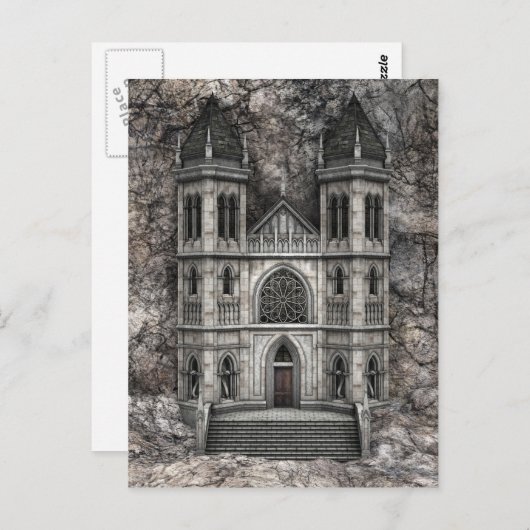 Schloss Postkarte (Vorne/Hinten)