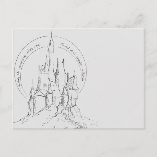 Schloss Postkarte (Vorderseite)