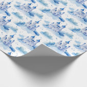 Schloss Princess Nahtloses Muster Geschenkpapier (Ecke)