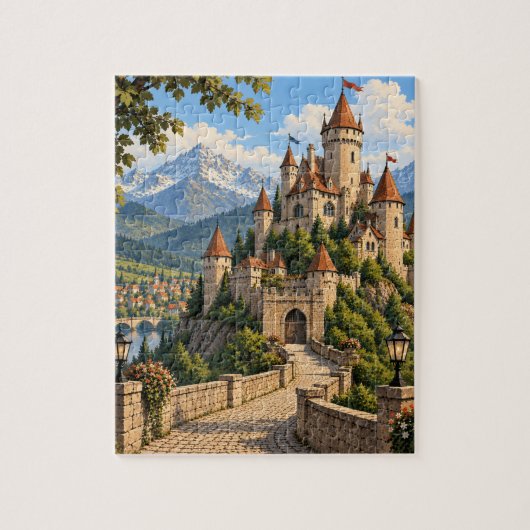Schloss-Puzzle Puzzle (Vertikal)