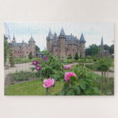 Schloss-Puzzlespiel: De Haar in den Niederlanden Puzzle (Horizontal)