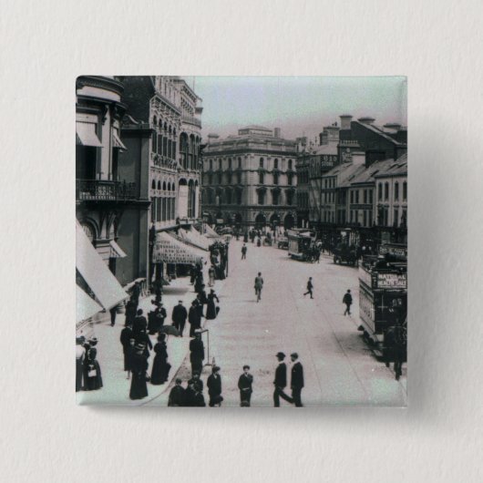 Schloss-Quadrat, Belfast, c.1902 Button (Vorderseite)