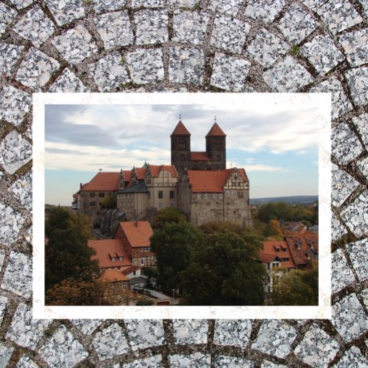 Schloss Quedlinburg, Harz, Deutschland Postkarte