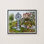 Schloss-Querpuzzlespiel Puzzle (Horizontal)