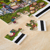 Schloss-Querpuzzlespiel Puzzle (Seite)