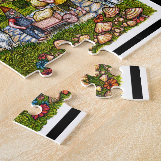 Schloss-Querpuzzlespiel Puzzle (Seite)