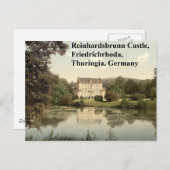 Schloss Reinhardsbrunn, Friedrichrhoda, Thüringen Postkarte (Vorne/Hinten)