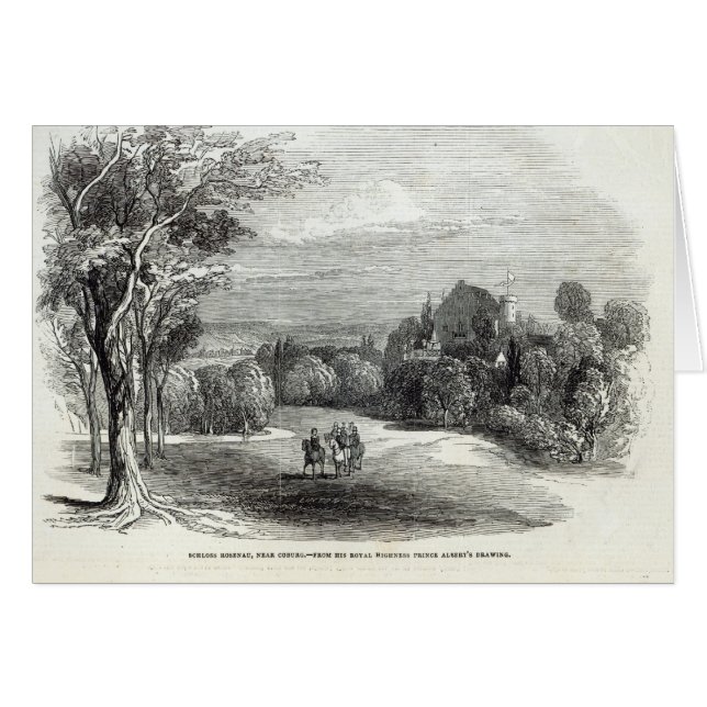 Schloss Rosenau, nahe Kammgarn-stoff (Vorderseite (Horizontal))