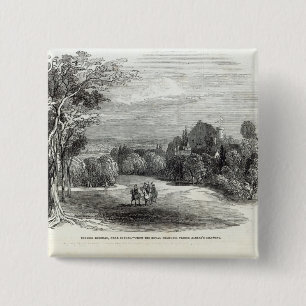 Schloss Rosenau, nahe Kammgarn-stoff Button