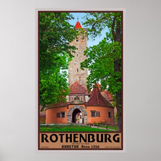 Schloss Rothenburg Poster (Vorne)