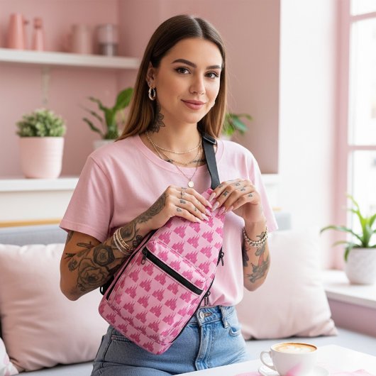 Schloss-Rucksacktasche Crossbody Bag