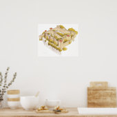 Schloss San Jorge. Lissabon Portugal Poster (Küche)