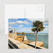 Schloss San Marcos, St. Augustine, FL Postkarte (Vorne/Hinten)