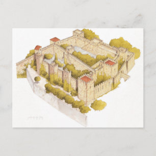 Schloss Sans Jorge. Lissabon Portugal Postkarte