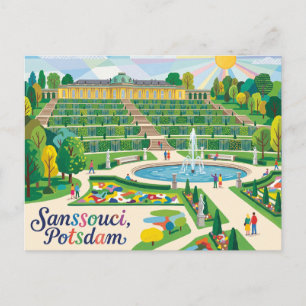 Schloss Sanssouci Deutschland Postkarte