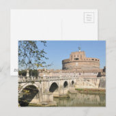 Schloss Sant'Angelo in Rom, Italien Postkarte (Vorne/Hinten)