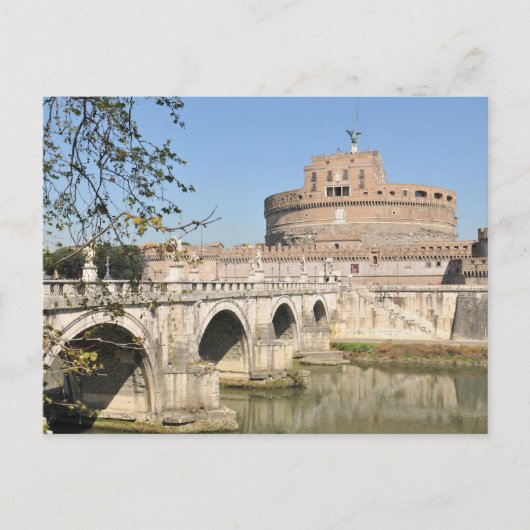 Schloss Sant'Angelo in Rom, Italien Postkarte (Vorderseite)