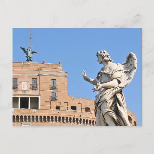 Schloss Sant'Angelo in Rom, Italien Postkarte (Vorderseite)