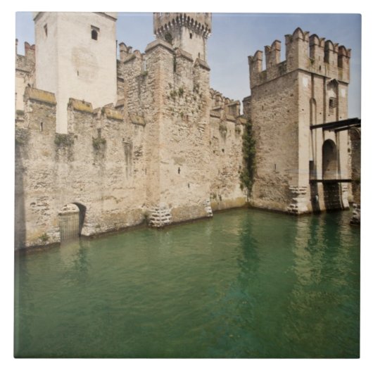 Schloss Scaliger, Sirmione, Provinz Brescia Fliese (Vorderseite)