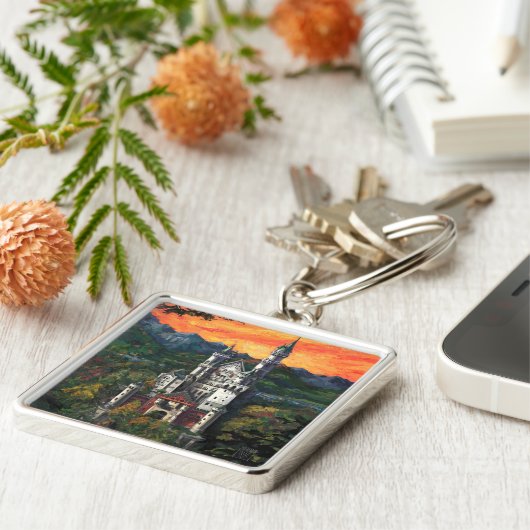 Schloss Schloss Neuschwanstein Schlüsselanhänger (Seite)