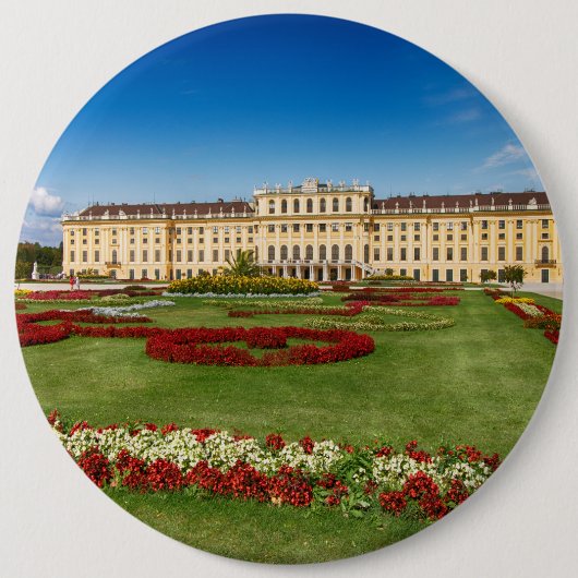 Schloss Schoenbrunn Wien Österreich Button (Vorderseite)
