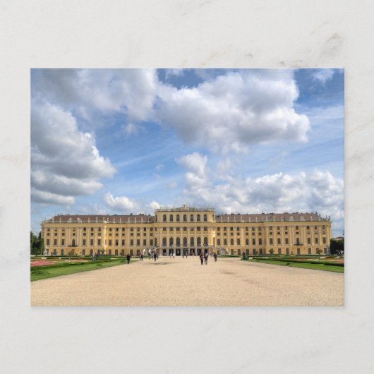 Schloss Schönbrunn Postkarte (Vorderseite)