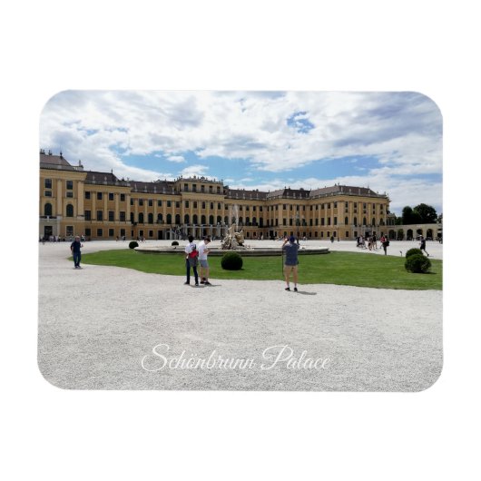 Schloss Schönbrunn Wien, Österreich Magnet (Horizontal)